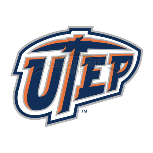 Diy UTEP Miners Iron-on Transfers (Wall Stickers)NO.6779